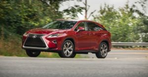 Nuovi Suv 2016 Lexus RX rossa