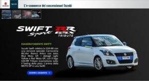 E-commerce Suzuki Swift Sport GSX-RR Tribute serie speciale