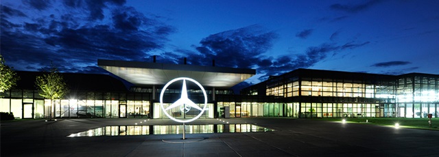 Lo stabilimento Mercedes-Benz a Sindelfingen