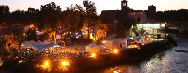 L'isola Tiberina ospita l'Isola del Cinema 2017