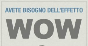 Effetto wow, cartellone