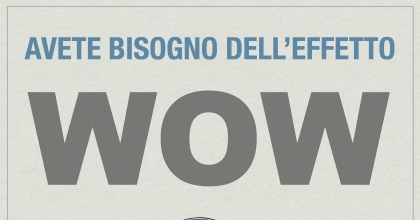 Effetto wow, cartellone