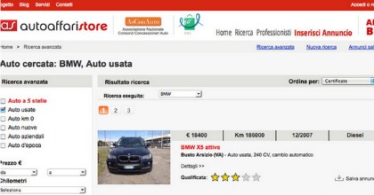 Sito AutoAffariStore