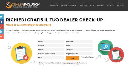 Piattaforma web Dealer Evolution