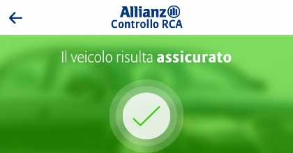 App Allianz Controlla RCA