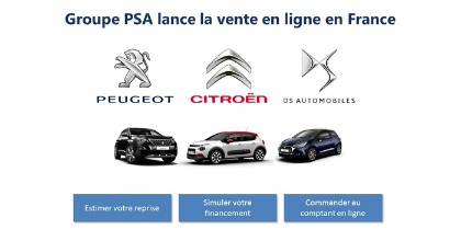 Acquistare auto online: la linea di PSA in Francia