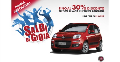 "Saldi di gioia": le offerte di Fiat per il mese di luglio 2017