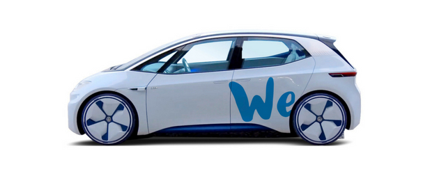 Car sharing elettrico Volkswagen auto