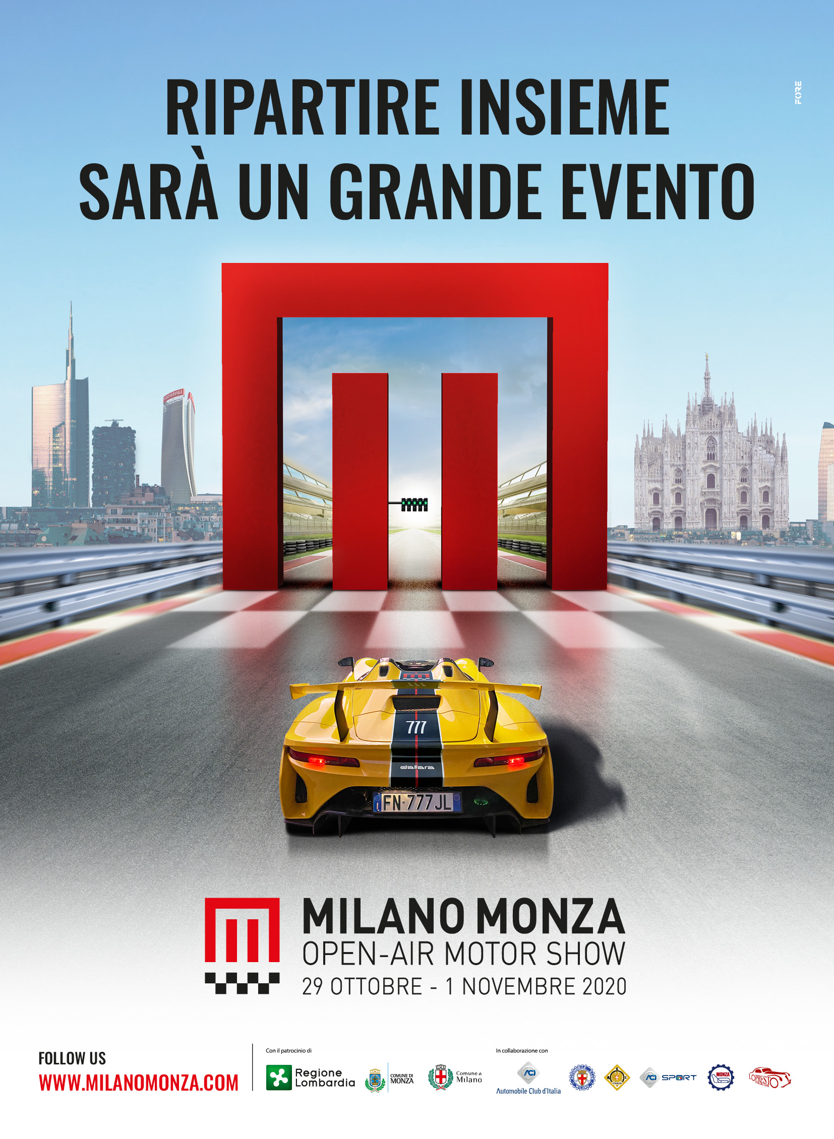 Milano Monza Open Air Motor Show rinviato a ottobre 2020