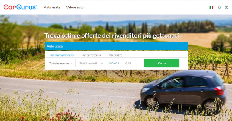 CarGurus arriva in Italia