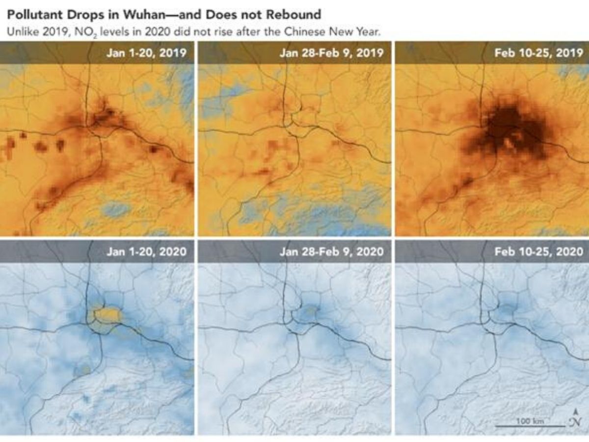 Rilevazione della Nasa sui livelli di inquinamento in Cina