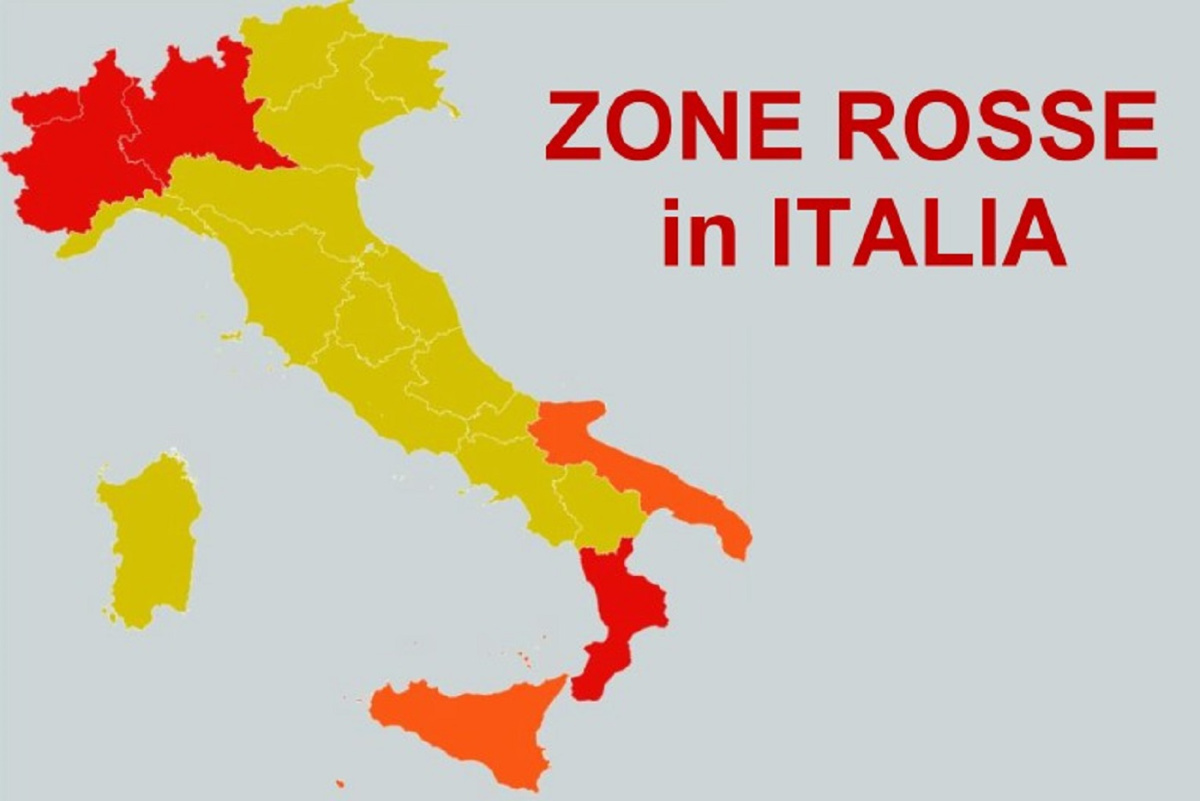 zone rosse italia dpcm novembre 2020