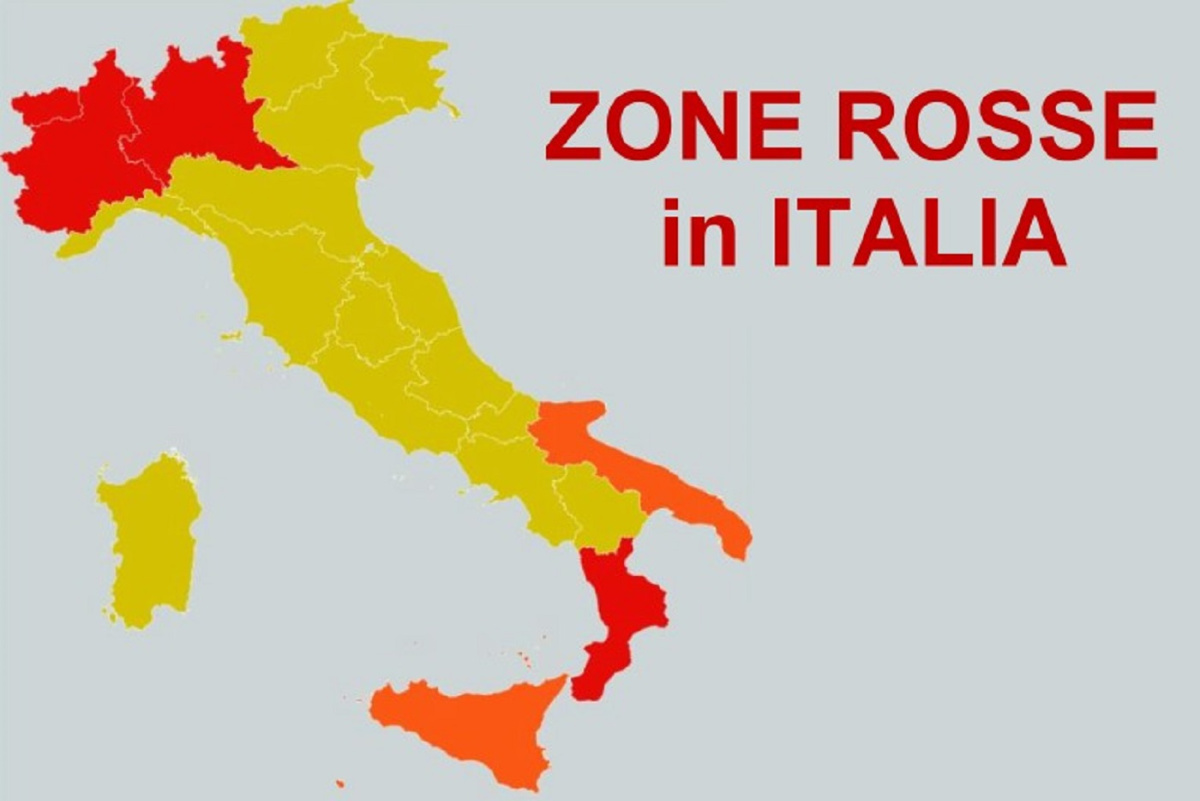 zone rosse italia dpcm novembre 2020