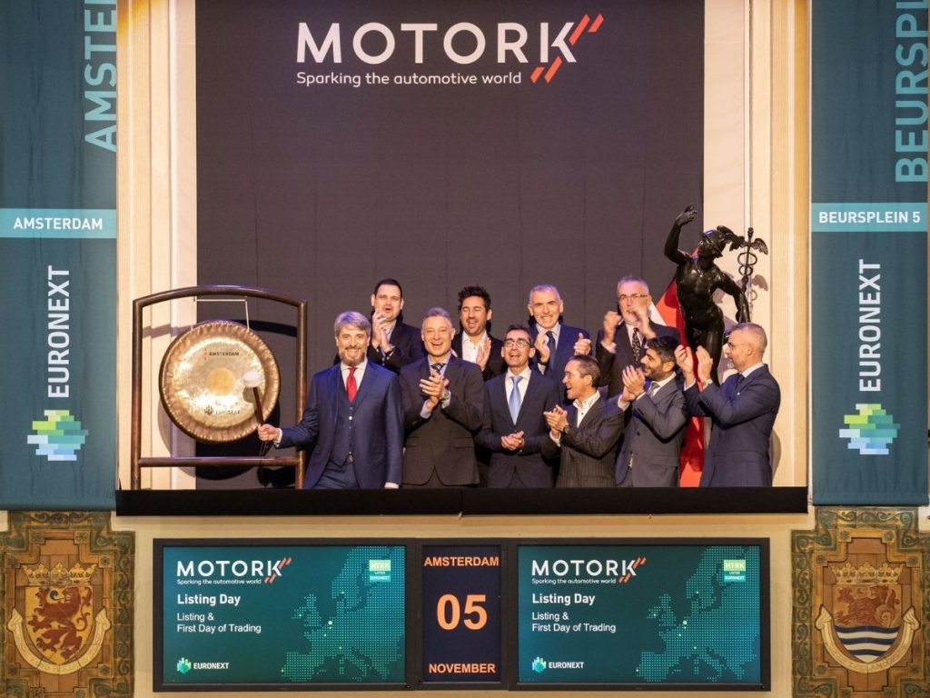 L’italiana MotorK debutta alla Borsa di Amsterdam