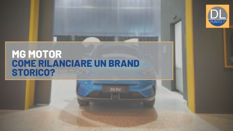 MG Motor rilancio brand concessionaria